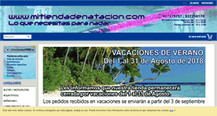 Desktop Screenshot of mitiendadenatacion.com